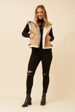 CKM - SLEEVELESS FAUX SHEARLING VEST