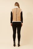 CKM - SLEEVELESS FAUX SHEARLING VEST