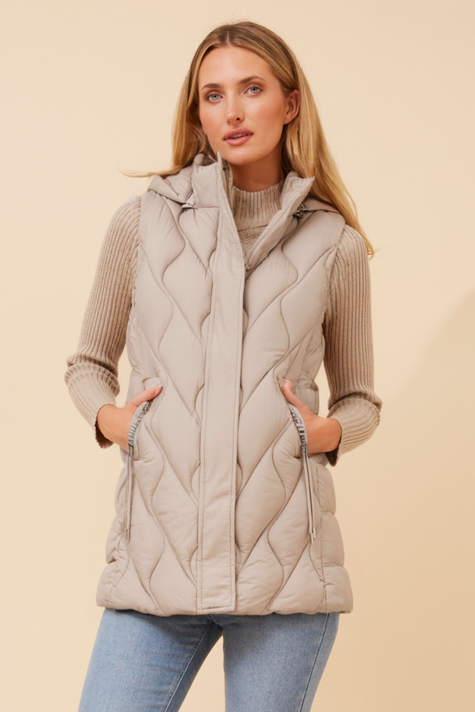 CKM - SLEEVELESS PUFFER VEST