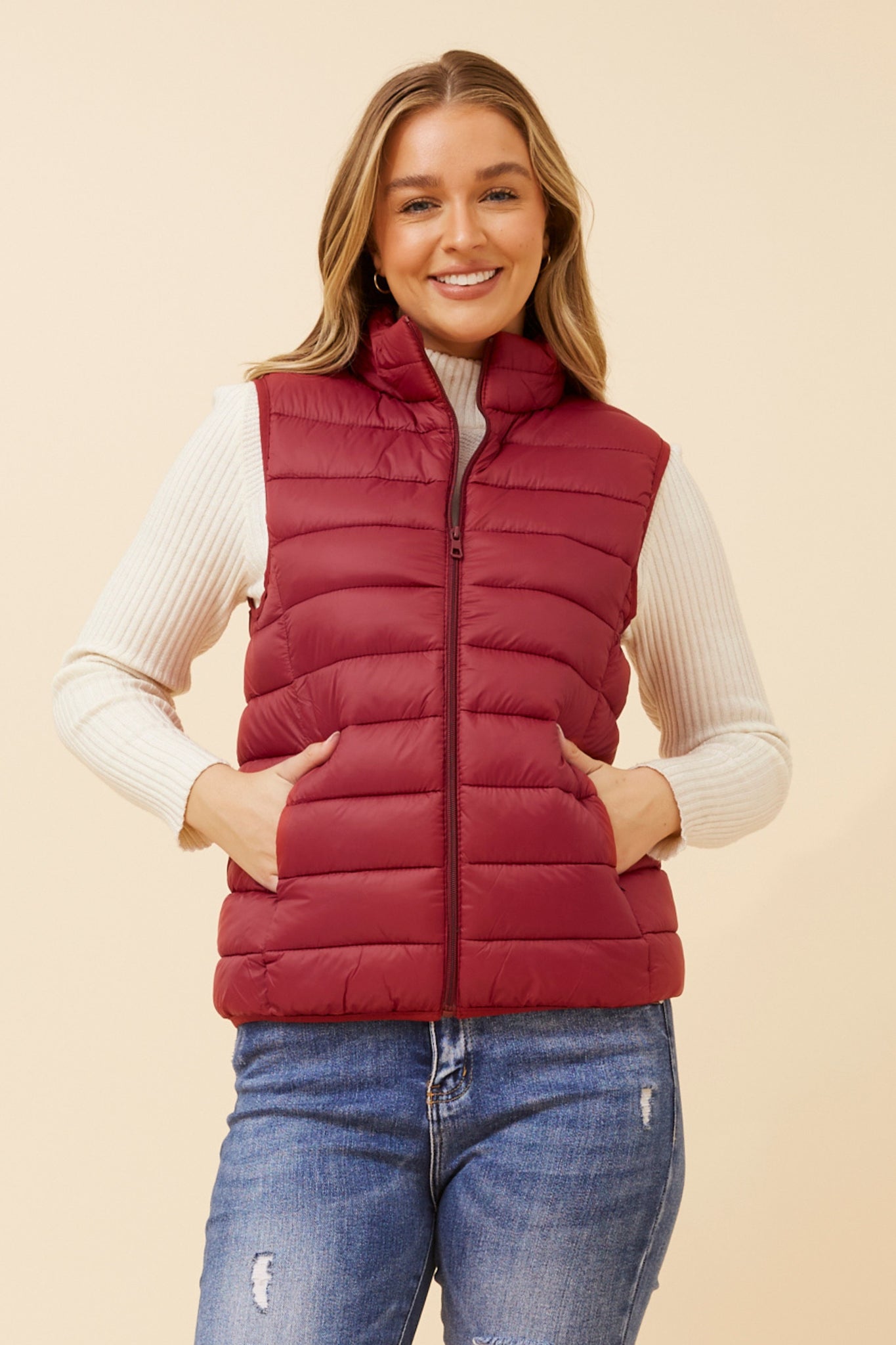 CKM - SLEEVELESS PUFFER VEST