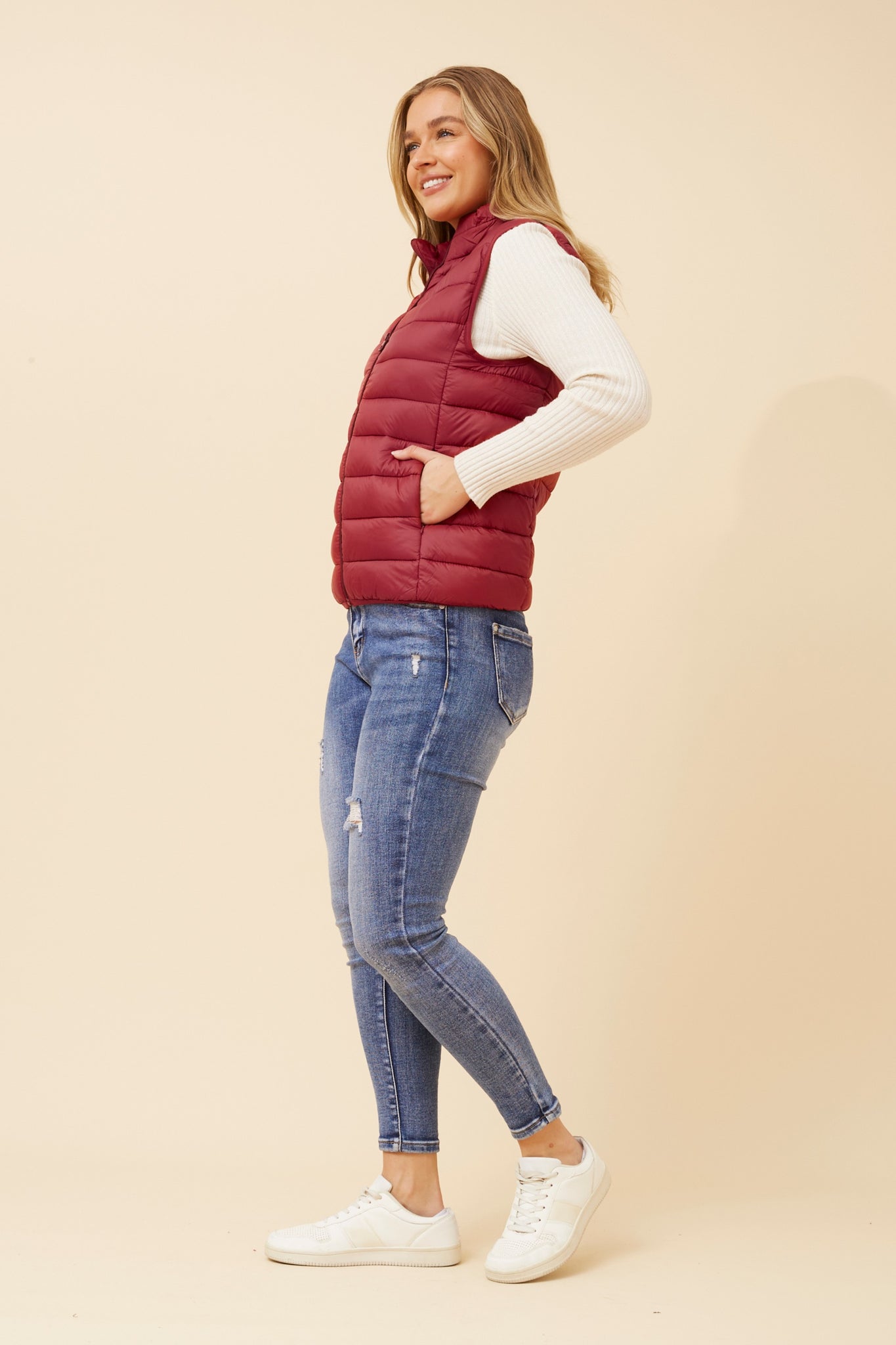 CKM - SLEEVELESS PUFFER VEST