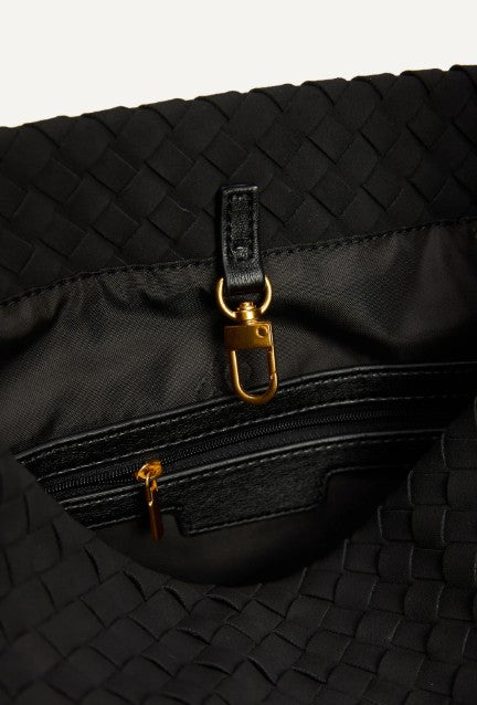 WINNIE & CO - VEGAN SUEDE WOVEN BAG