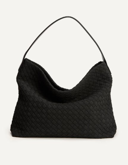 WINNIE & CO - VEGAN SUEDE WOVEN BAG