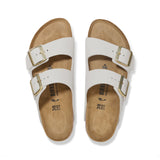 BIRKENSTOCK - ARIZONA ANTIQUE WHITE NUBUCK LEATHER NARROW