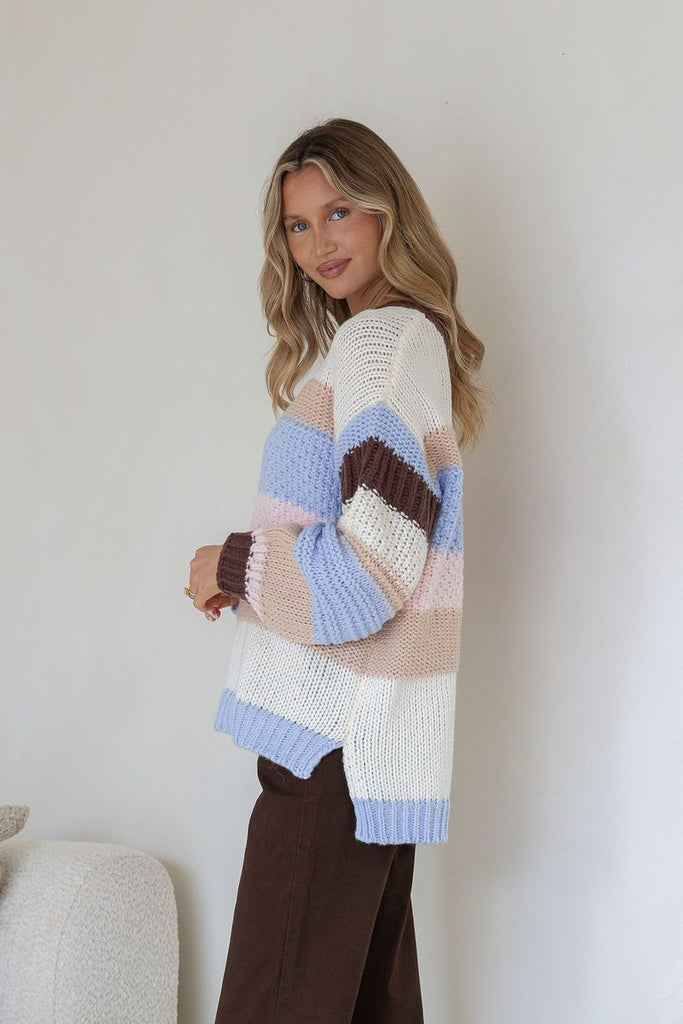 MISS MARLOW - BASTILLE CHUNKY STRIPE KNIT