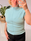 STYLE STATE - FRONT SEAM DETAIL KNIT TOP