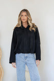 SMAIBULUN - SUEDE GATHER HEM BOMBER JACKET