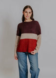 BELLA - BLOCK STRIPE PULLOVER
