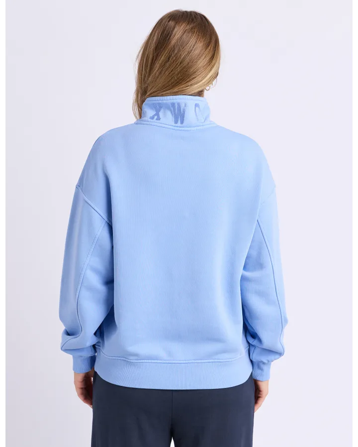 FOXWOOD - COLLEGE PIGMENT ZIP CREW