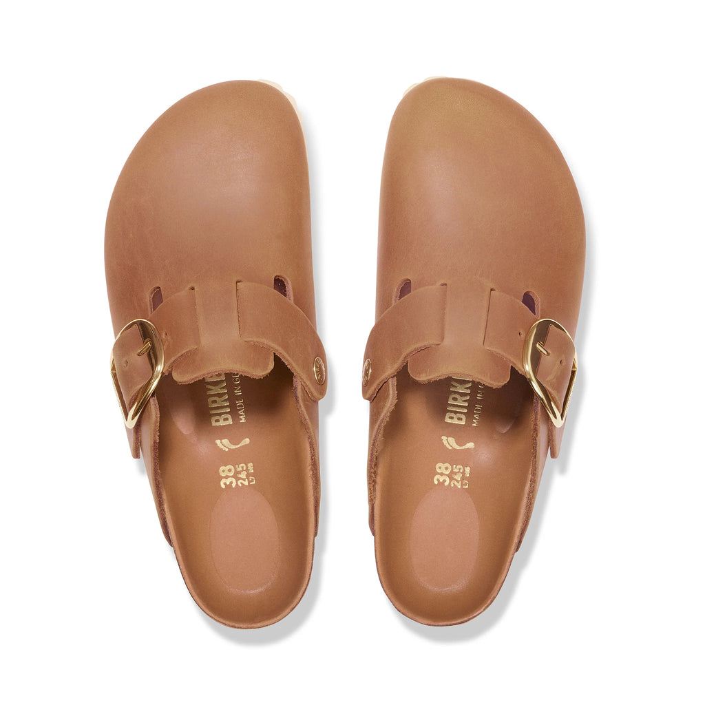 BIRKENSTOCK - BOSTON BIG BUCKLE COGNAC OILED LEATHER REGULAR