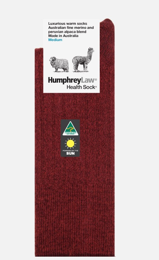 HUMPHREY LAW - ALPACA/MERINO TWISTED SOCKS