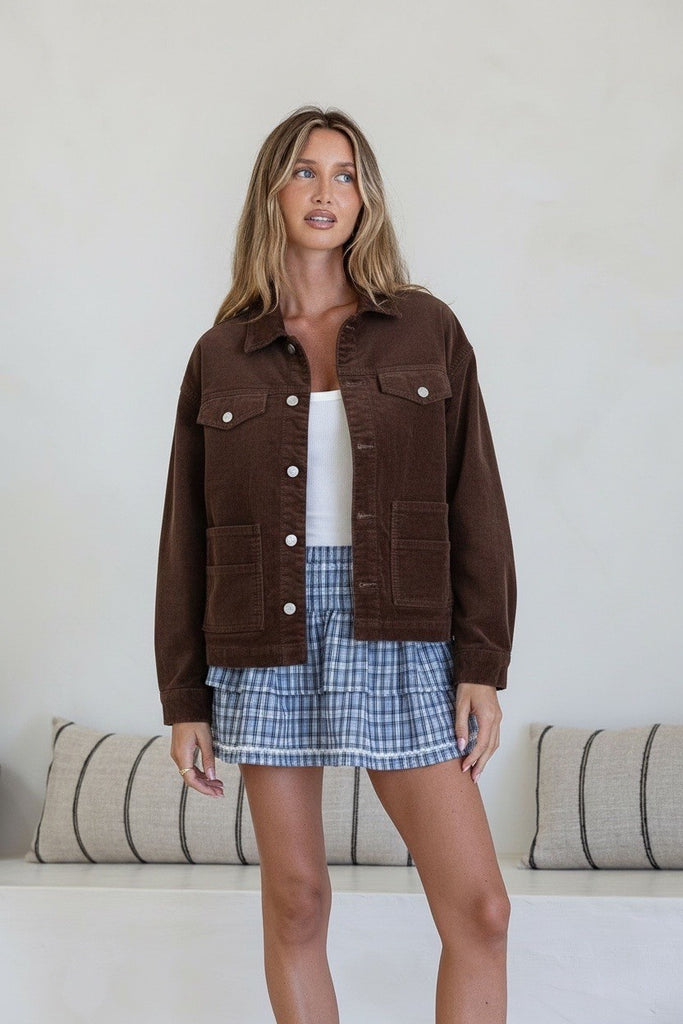 COUNTRY DENIM - STRECH CORD JACKET