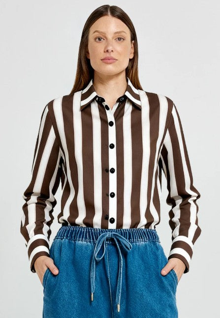 BETTY BASICS - COCO STRIPE SHIRT