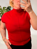 STYLE STATE - FRONT SEAM DETAIL KNIT TOP