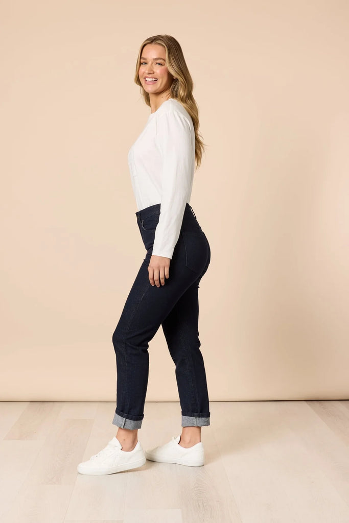THREADZ - RETRO CUFF JEAN
