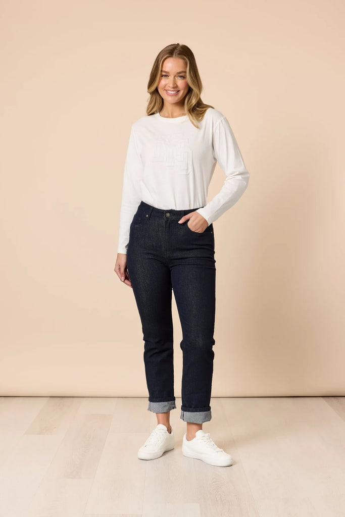 THREADZ - RETRO CUFF JEAN