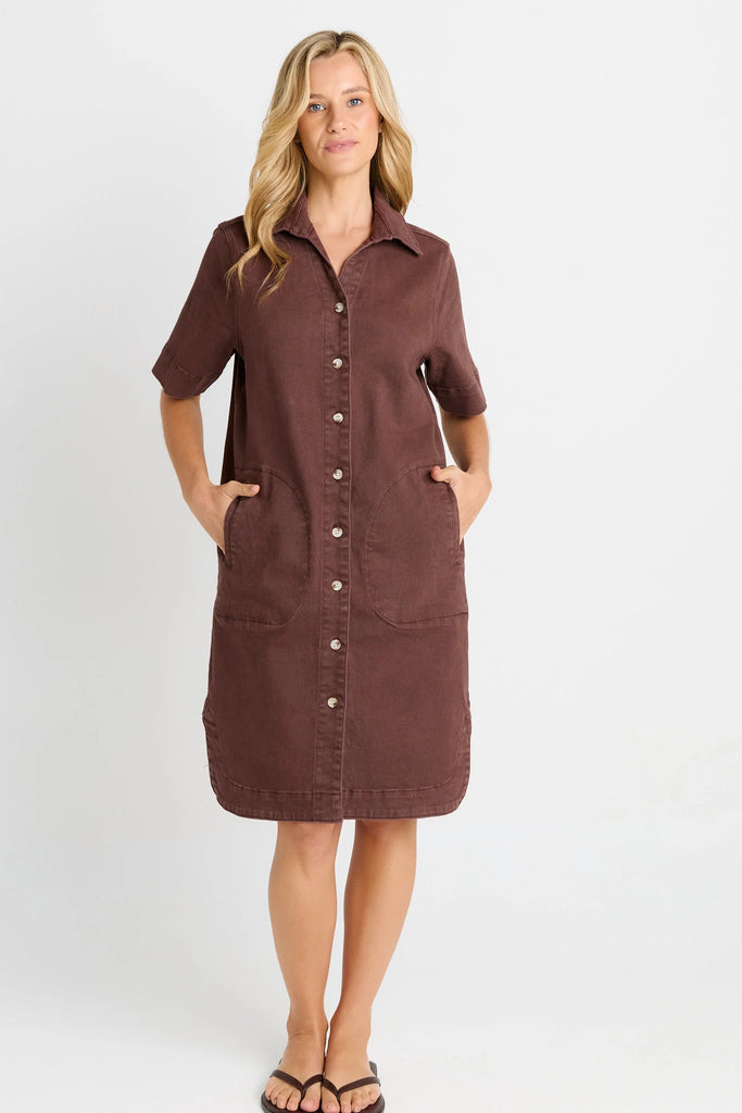 BETTY BASICS - DAWSON DENIM DRESS