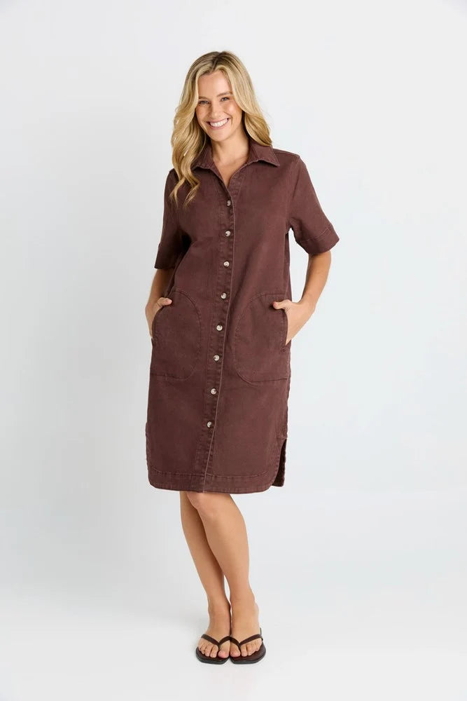 BETTY BASICS - DAWSON DENIM DRESS