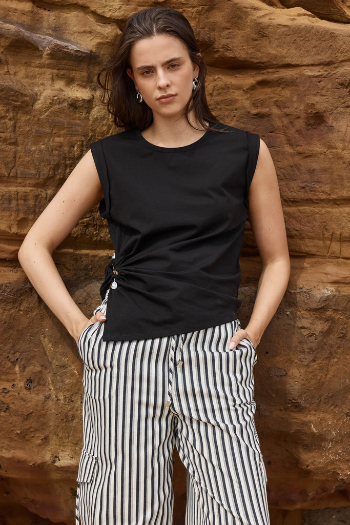 SASS - DIANNA STONE TRIM TANK