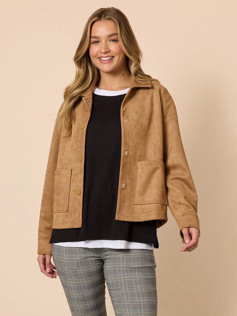 THREADZ - DOWNTOWN SUEDE JACKET