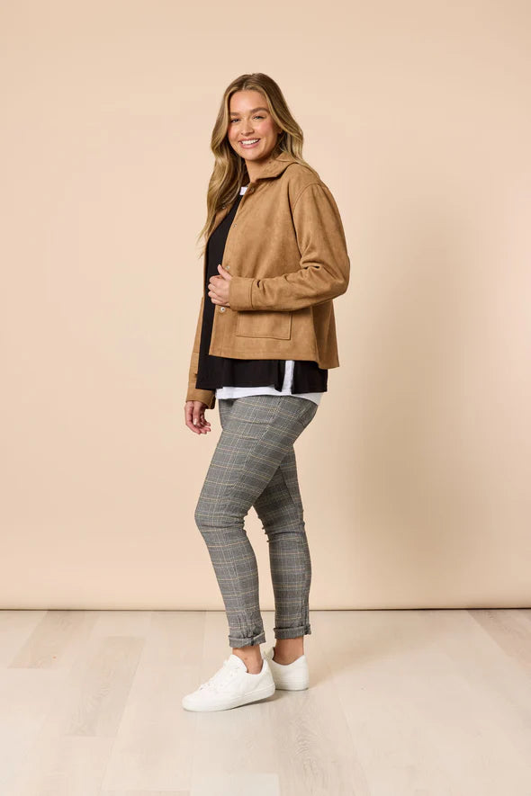 THREADZ - DOWNTOWN SUEDE JACKET