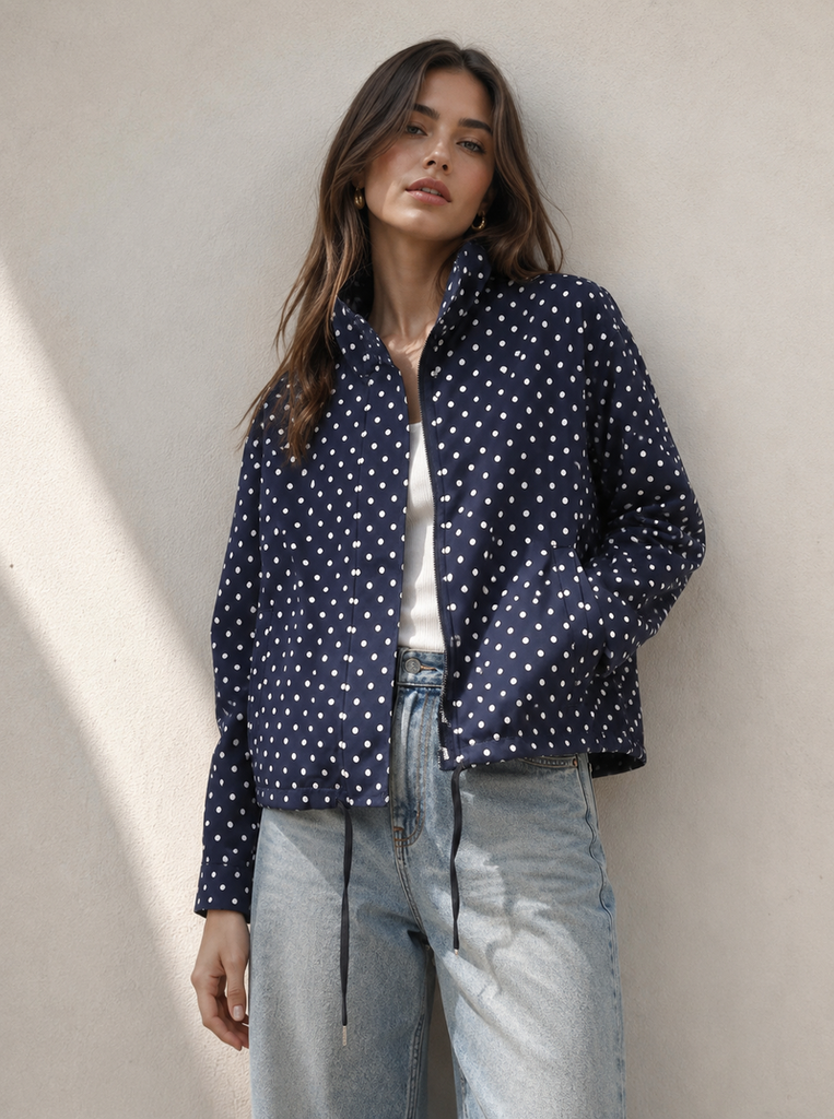 SMAIBULUN - POKER DOT SPRAY JACKET