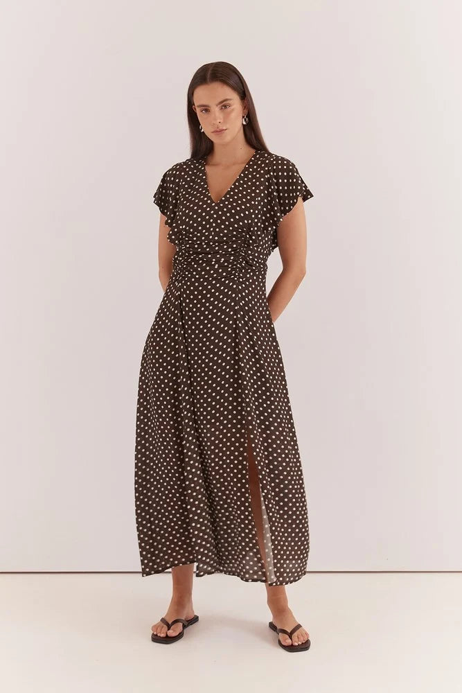 SASS - ELBA RUCHED WAIST DRESS