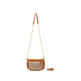 BLACK CAVIAR - PEBBLED 2 PIECE CROSSBODY BAG