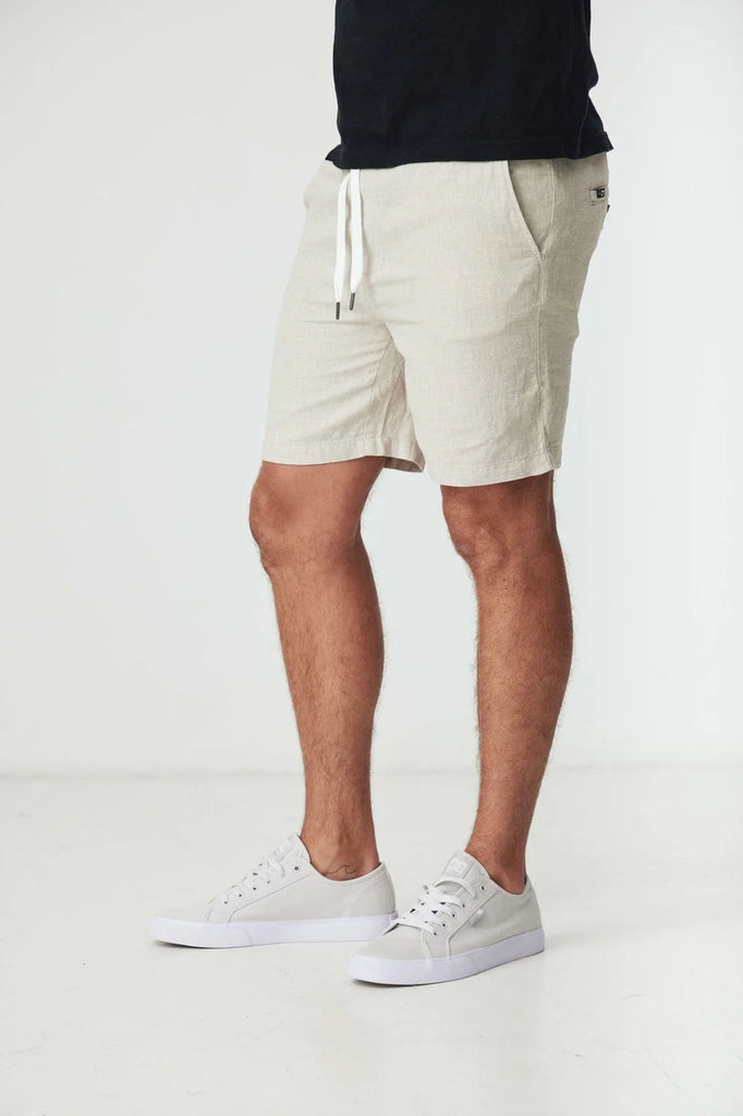 BLACK WOOD - ZIGGY LINEN SHORTS