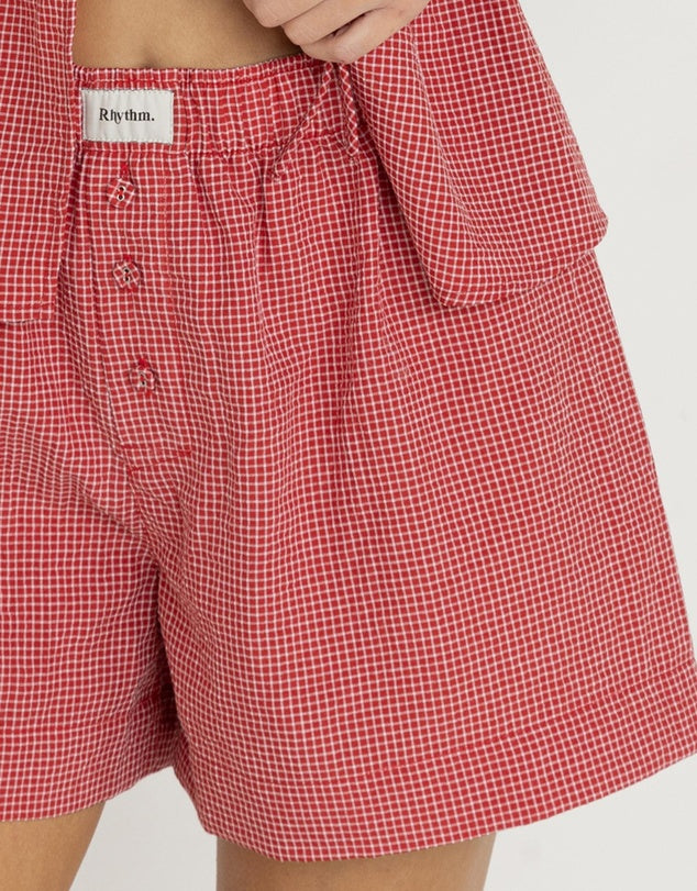 RHYTHM - CHECK BOXER SHORT