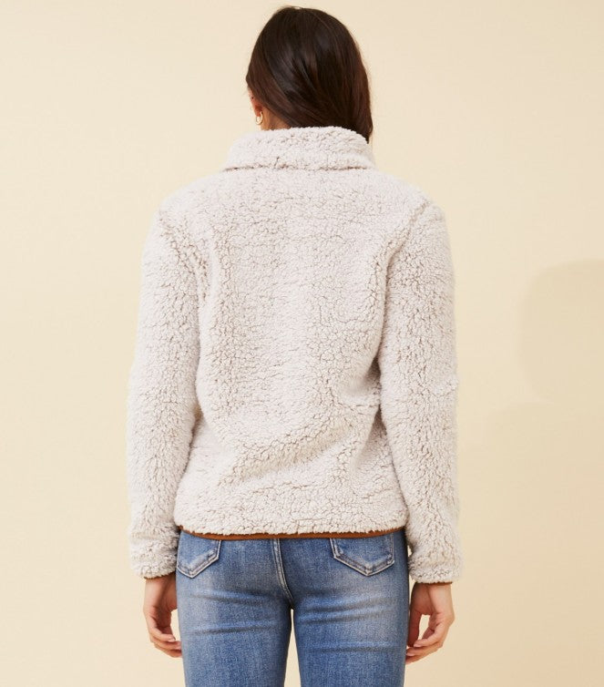 CKM - LONG SLEEVE TEDDY JACKET