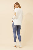 CKM - FLORAL PATTER KNIT PULLOVER