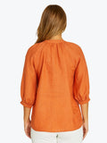 JUMP - RAGLAN BUTTON NECK TOP