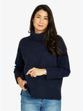 JUMP - ROLL NECK POCKET PULLOVER