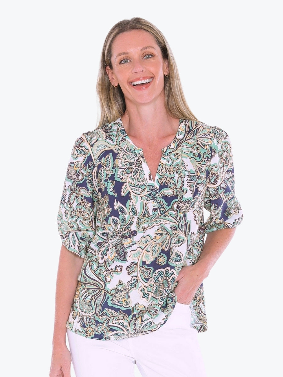 JUMP - SUMMER CHINTZ TOP