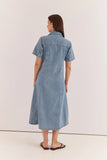 SASS - KARA DENIM MINI DRESS