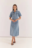 SASS - KARA DENIM MINI DRESS