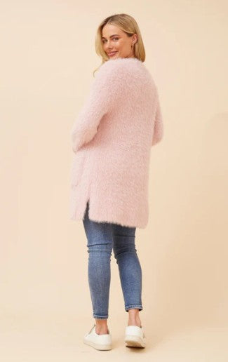 CKM - EYELASH KNIT CARDIGAN WITH POCKETS