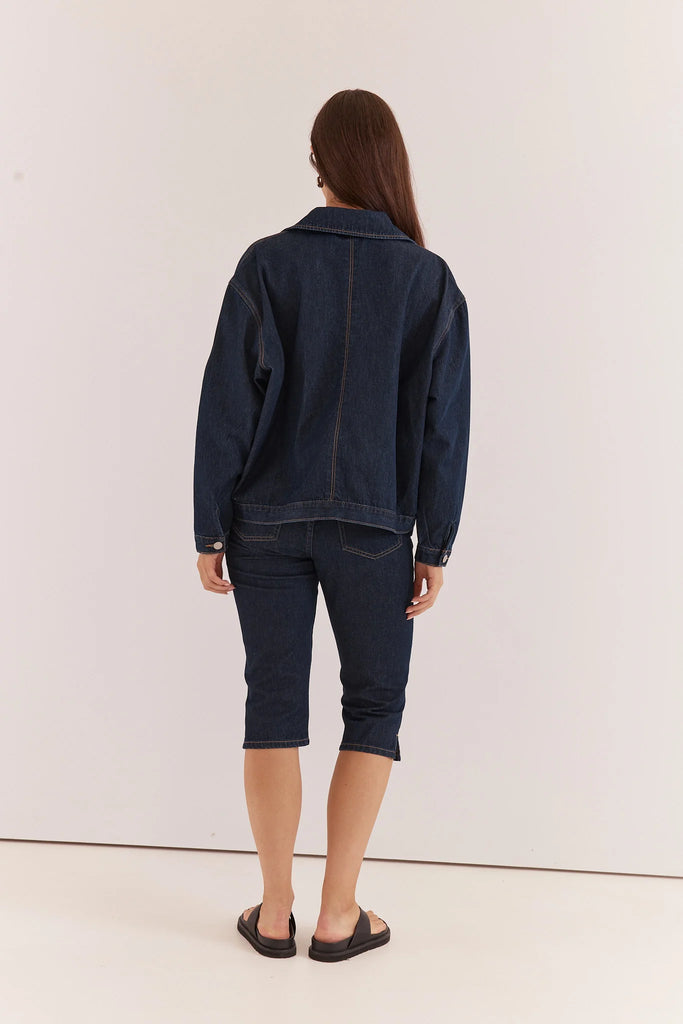 SASS - KUMI ZIP DENIM JACKET