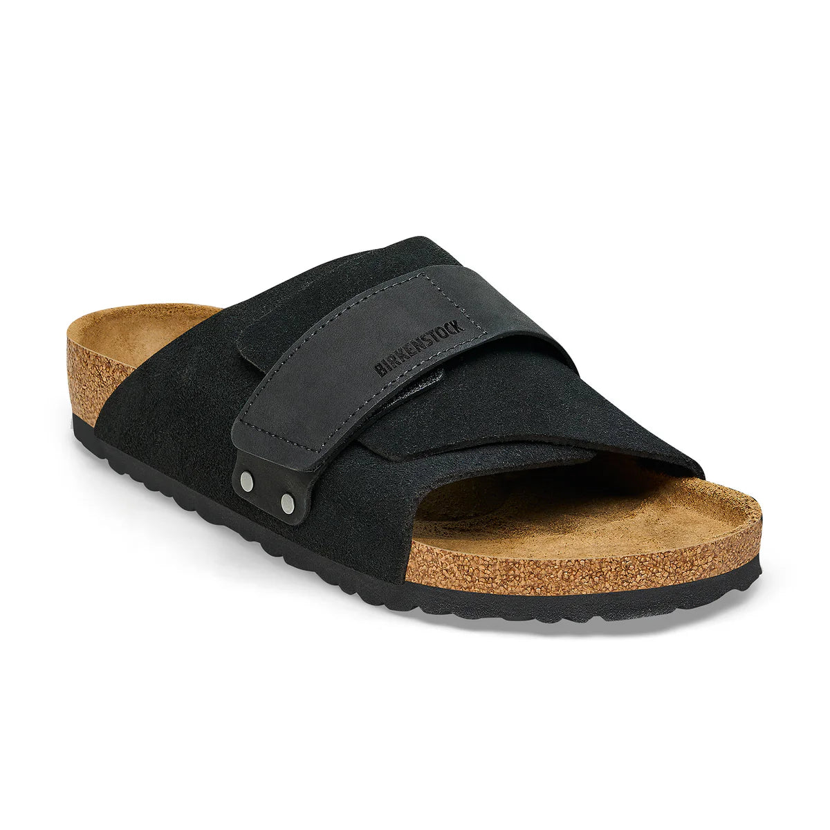 BIRKENSTOCK - KYOTO BLACK SUEDE/NUBUCK LEATHER REGULAR