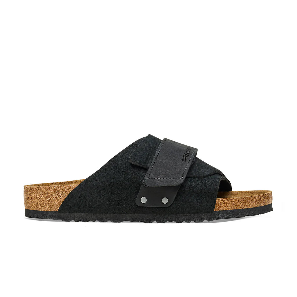 BIRKENSTOCK - KYOTO BLACK SUEDE/NUBUCK LEATHER REGULAR