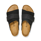 BIRKENSTOCK - KYOTO BLACK SUEDE/NUBUCK LEATHER REGULAR