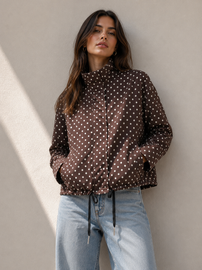 SMAIBULUN - POKER DOT SPRAY JACKET