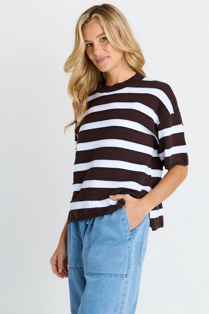 BETTY BASICS - LIBBY BOXY TEE