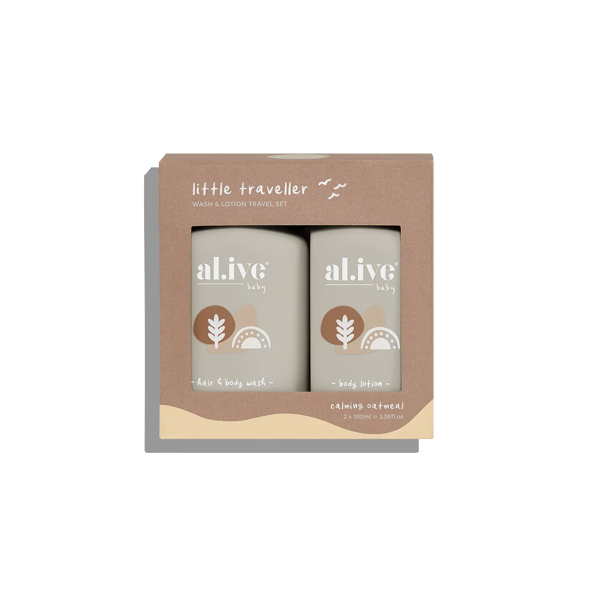 AL.IVE - LITTLE TRAVELLER WASH & LOTION TRAVEL SET