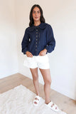 ALL ABOUT EVE - LOU DENIM TOP