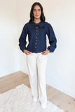 ALL ABOUT EVE - LOU DENIM TOP