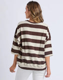 ELM - MAZIE BLOCK STRIPE SWEAT