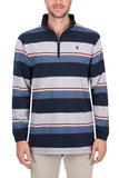 THOMAS COOK - MENS NATHAN 1/4 ZIP RUGBY