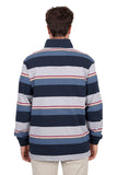 THOMAS COOK - MENS NATHAN 1/4 ZIP RUGBY